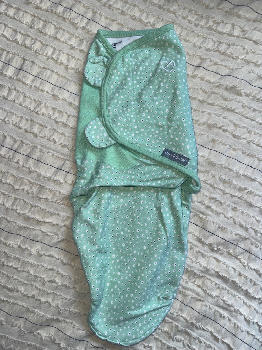 SwaddleMe Mint Green Polka Dot Baby Sleep Sack Swaddle